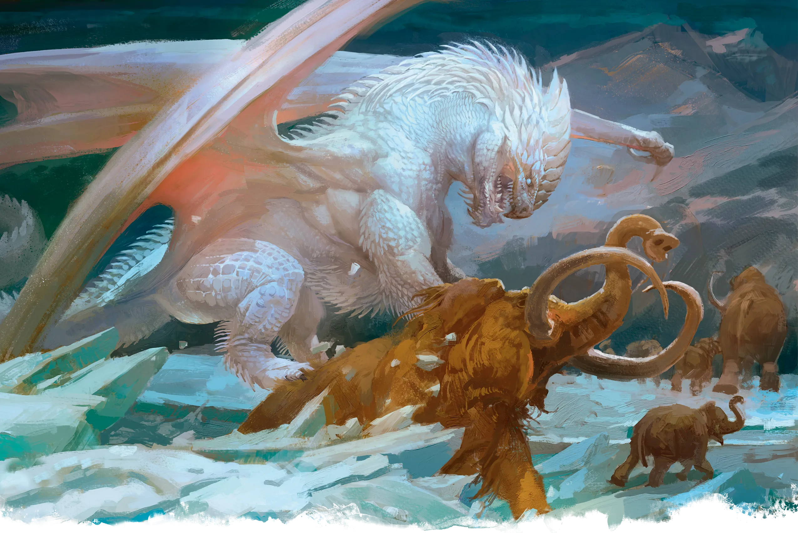 Adult White Dragon