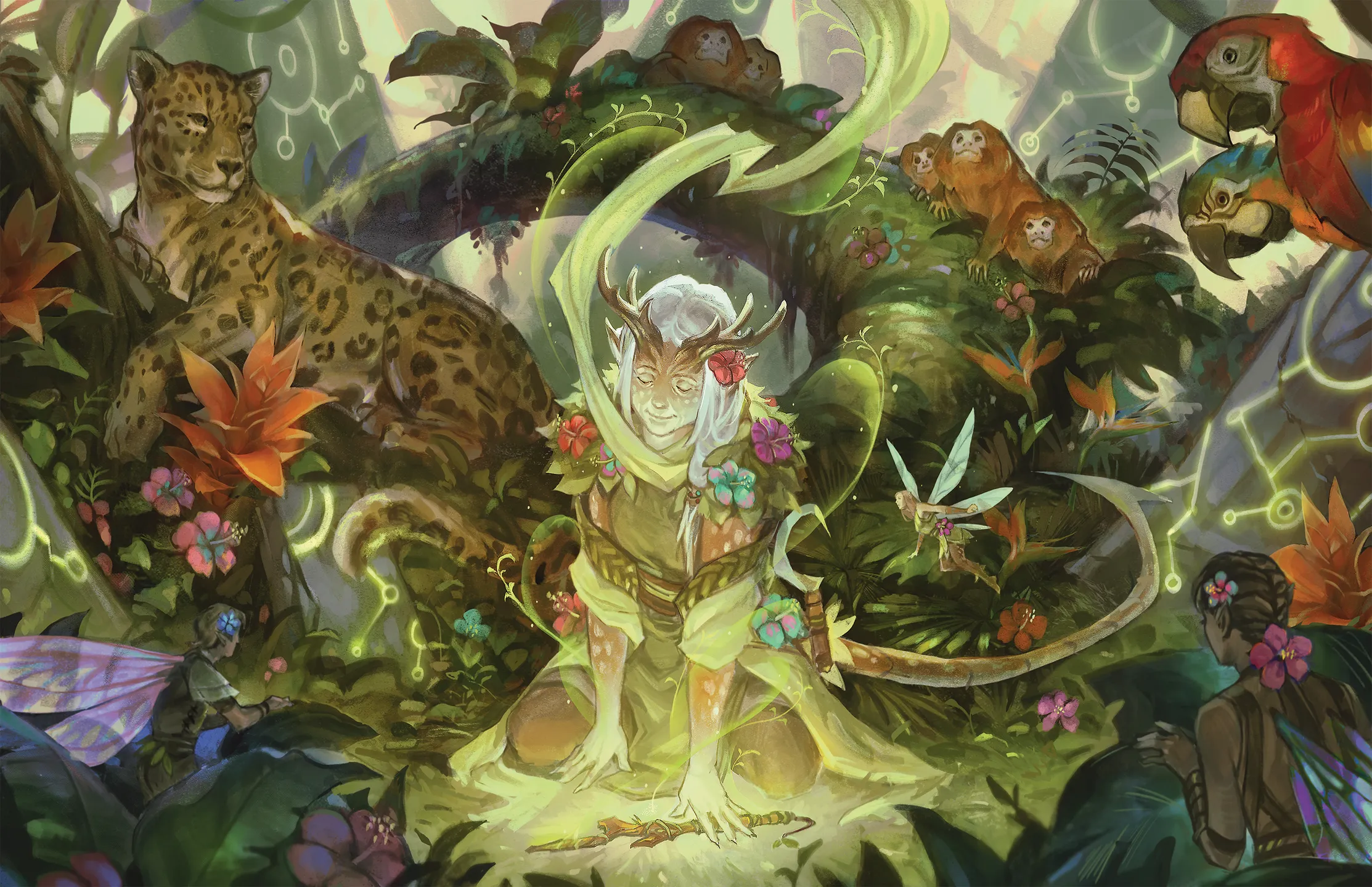 A Druid channels the power of nature through their magic