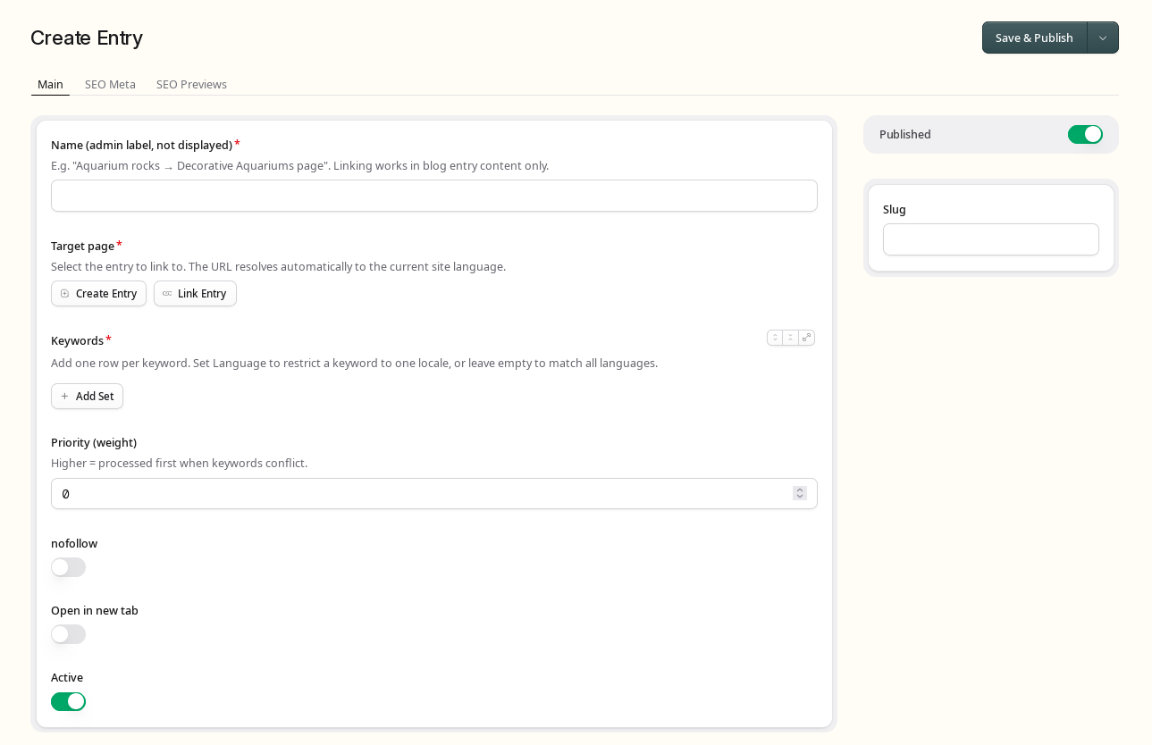 CP — keyword management 2