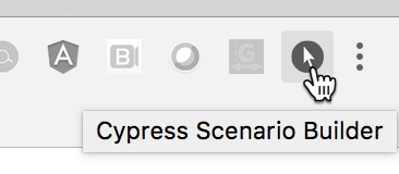 Gherkin Scenario Builder in the Chrome toolbar