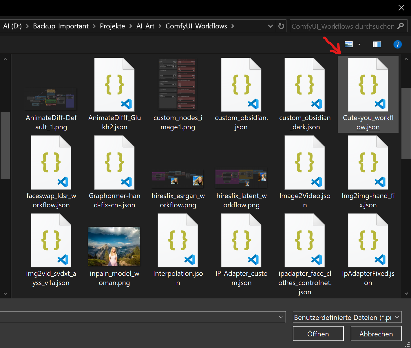 Select workflow