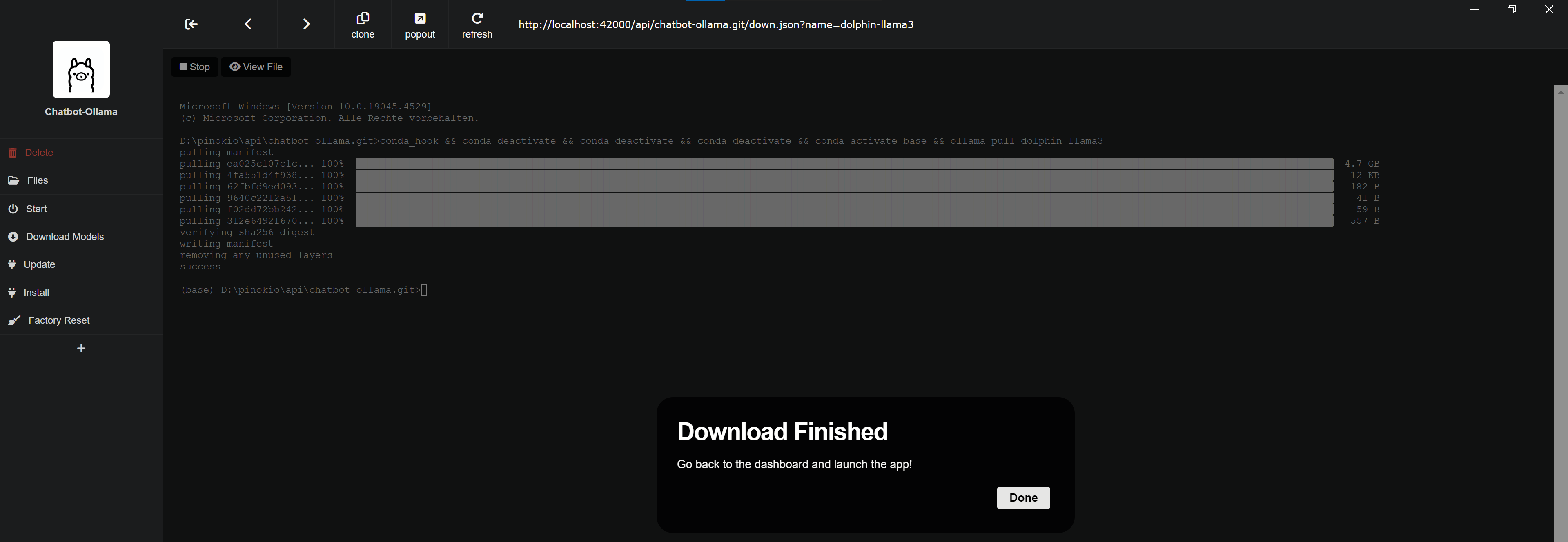 Download Success