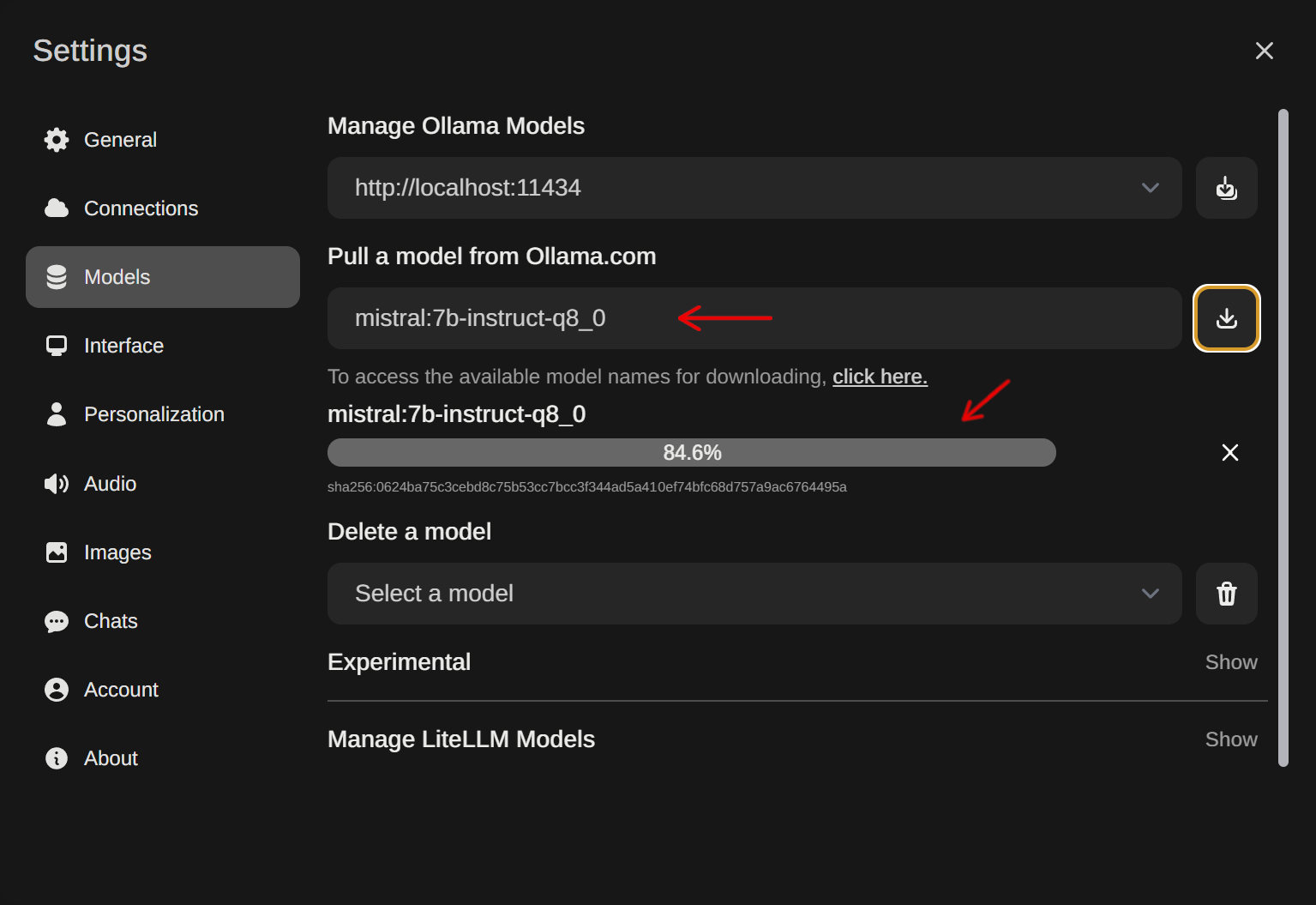 Paste, download, progress