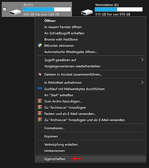 drive menu
