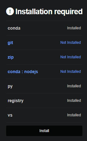 git, zip, node - loop