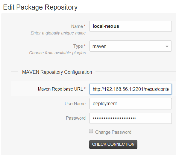 Add a Maven (Nexus) repository