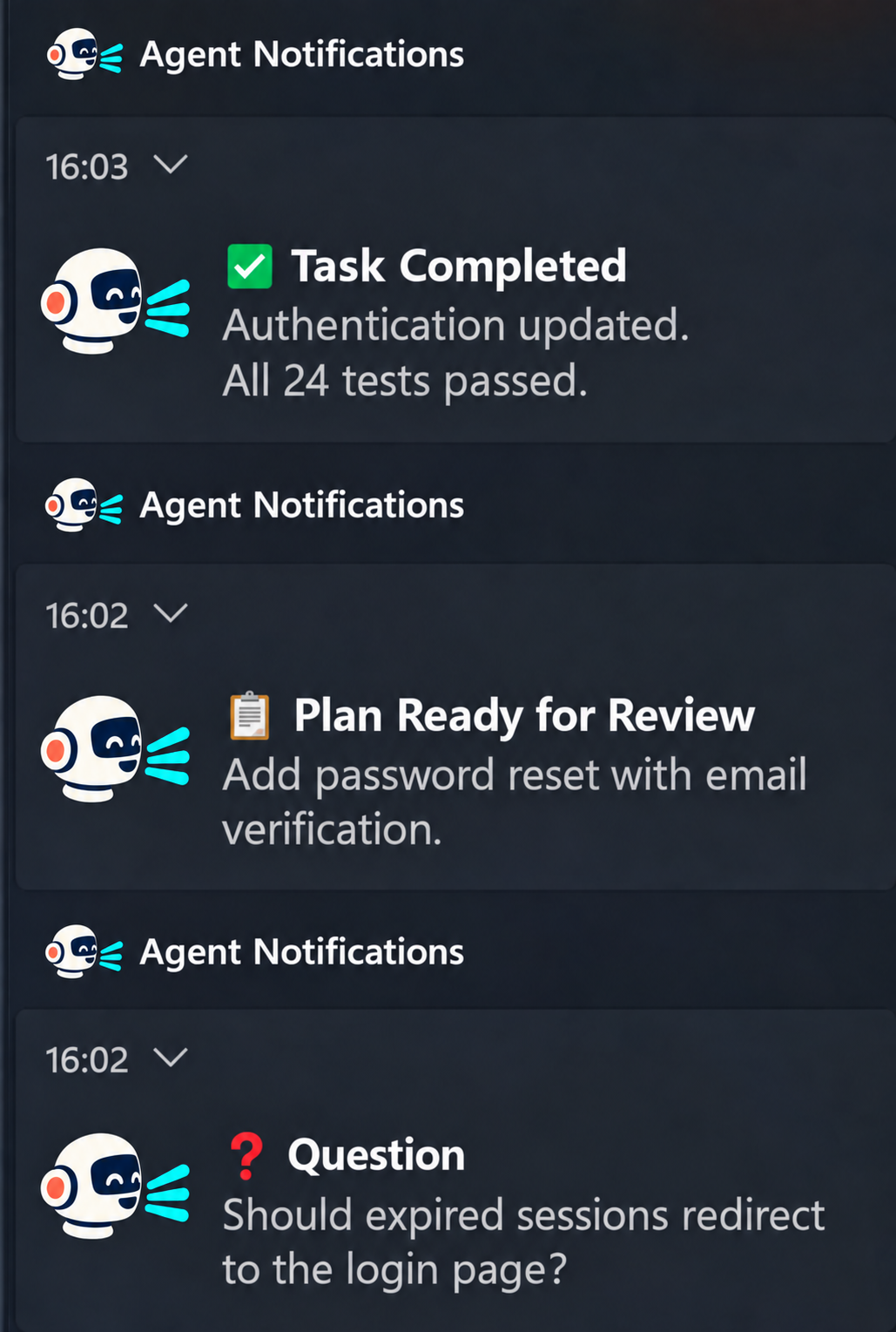 Windows notification preview