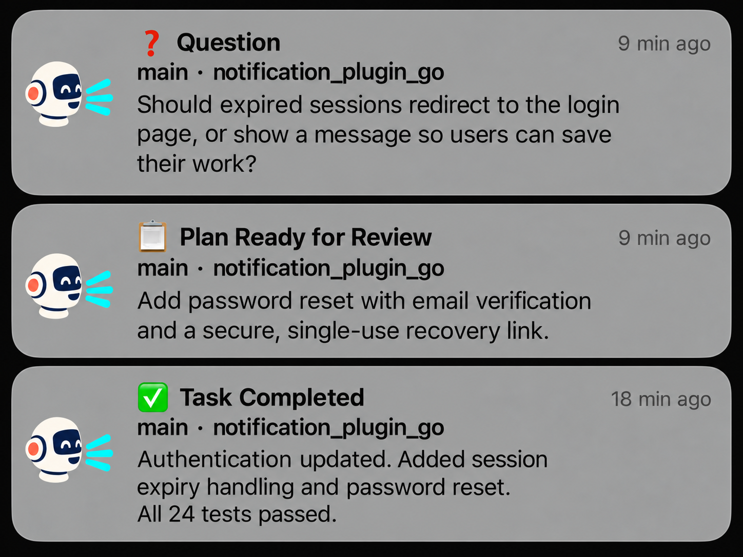 macOS notification preview