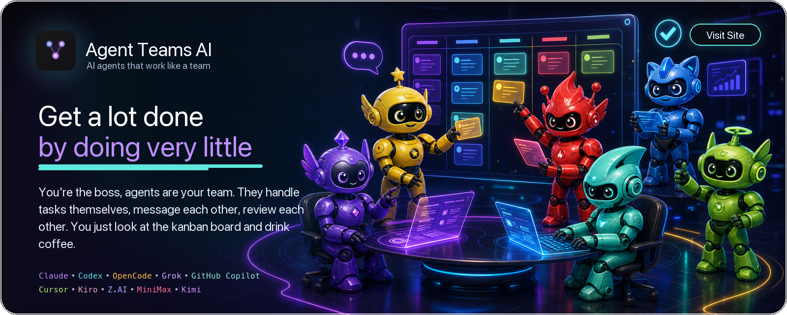 Agent Teams AI - Get a lot done by doing very little