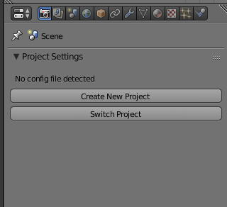 Create New Project button