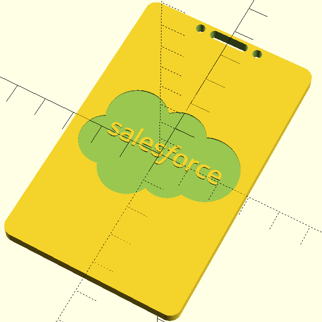 Salesforce card holder