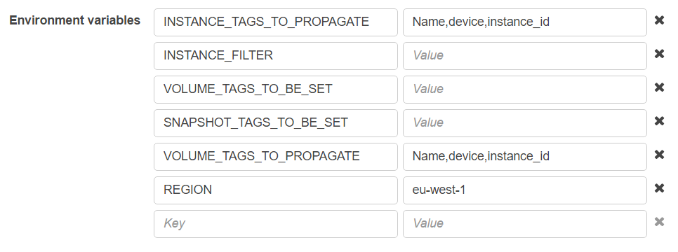 Lambda Environment Variables