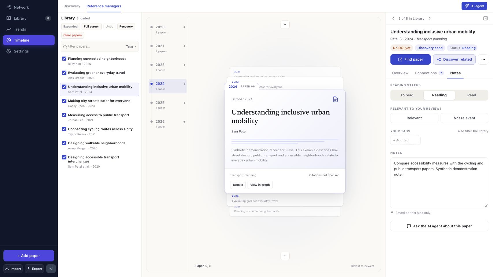 Timeline View