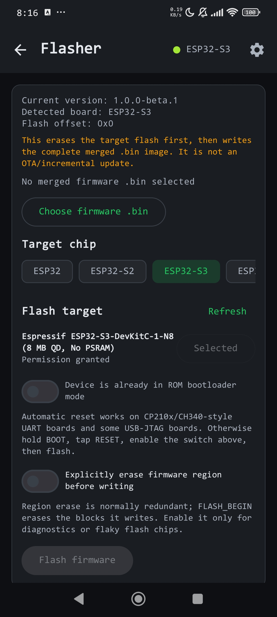Firmware Flasher