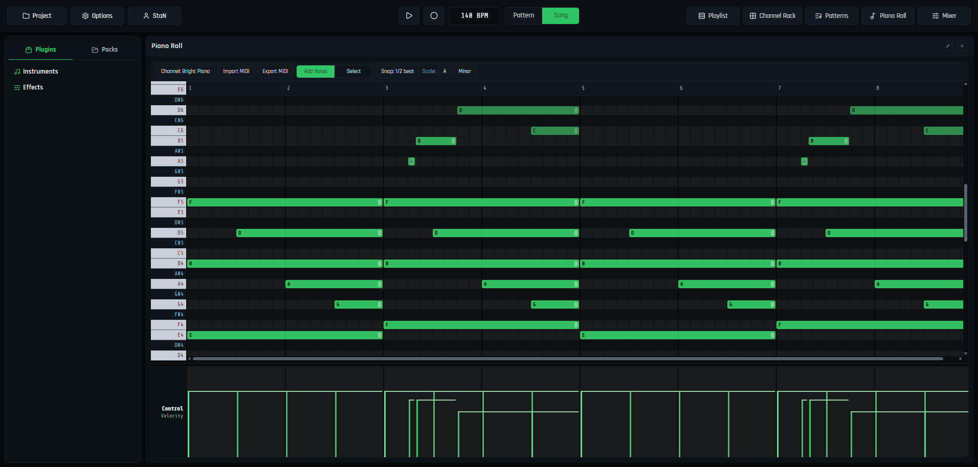 Piano Roll