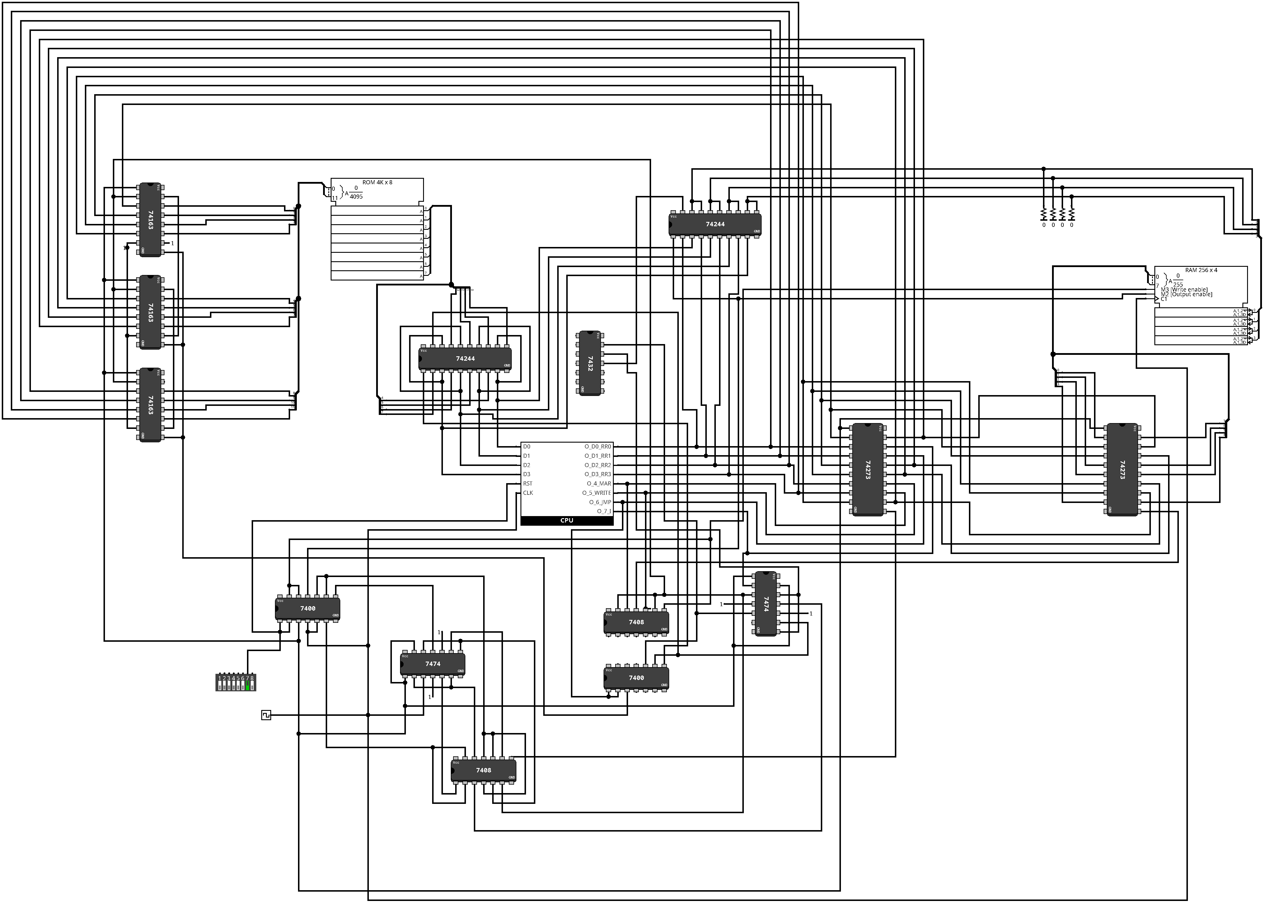 computer schematic