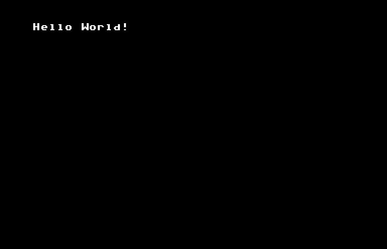 Hello World! on a Commodore 64