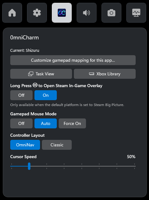 OmniCharm Widget