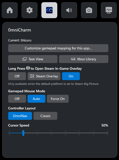 OmniCharm Widget