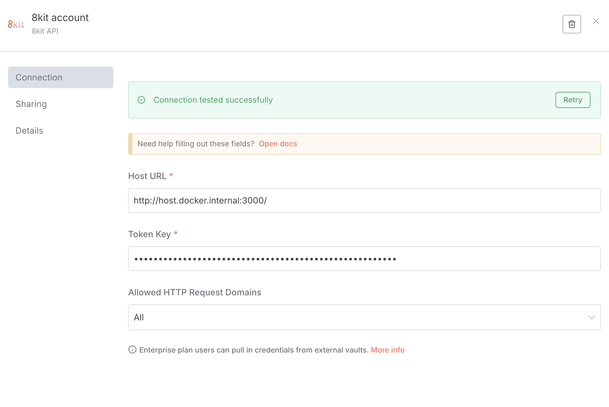 Create 8kit Credentials