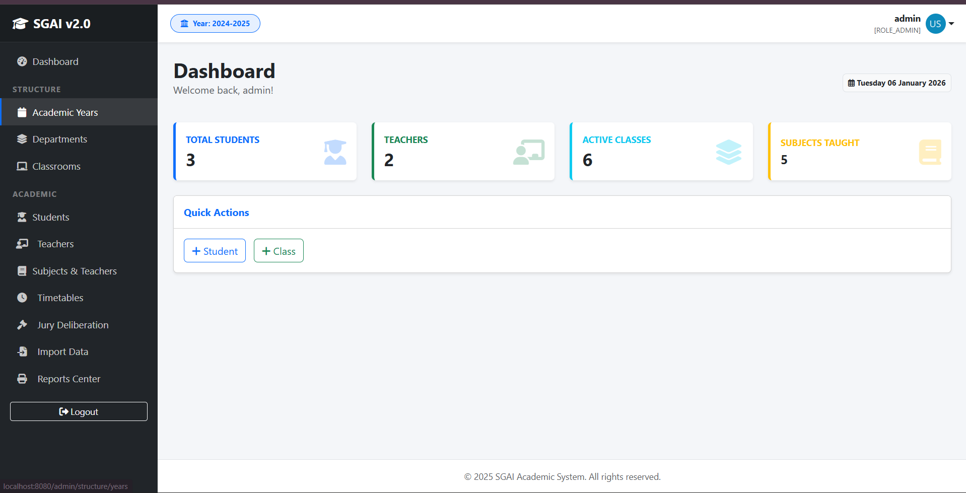 Admin Dashboard