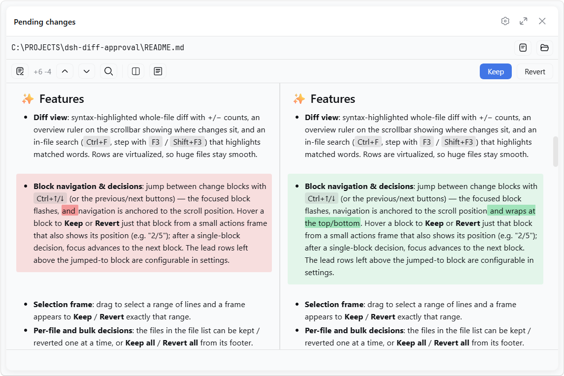 Markdown preview