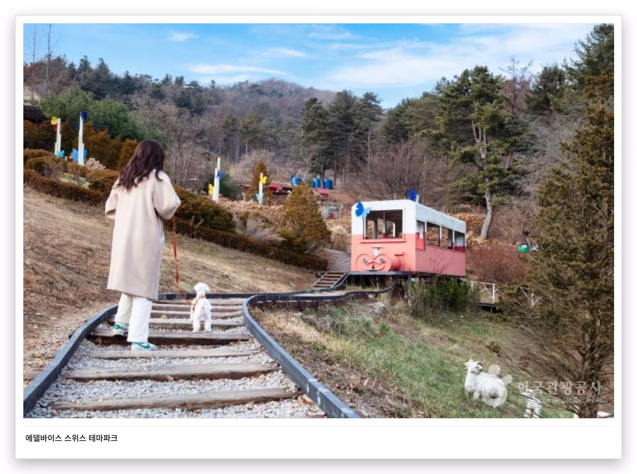 에델바이스 스위스 테마파크