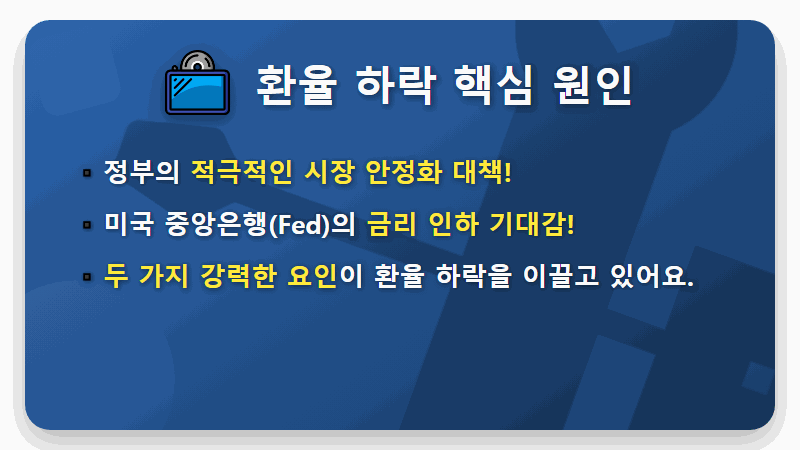 미국 환율 하락 전망, 2026년 상반기 1300원대 현실화? (feat. 정부 대책) - 핵심 요약