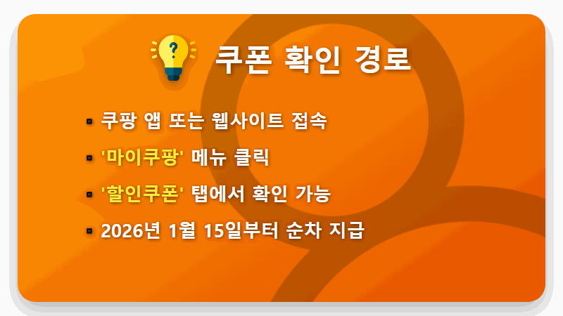 쿠팡 보상 쿠폰 5만원, 사용법 모르면 손해! 100% 활용 꿀팁 총정리 - 핵심 요약