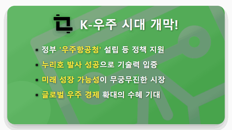 스페이스X 상장 임박? 수혜받을 국내 항공우주 관련주 TOP 5 (최신판) - 핵심 요약