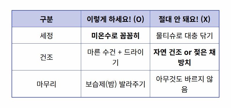 염화칼슘 강아지 발바닥 화상? 겨울 산책 전 필수 체크 꿀팁 4가지 - 상세 표