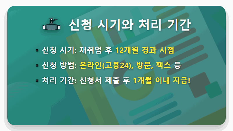 조기재취업수당 현실적인 신청 조건과 처리기간 꿀팁 - 핵심 요약