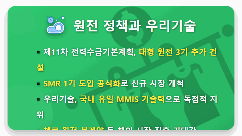 우리기술 주가 급등세, 과연 현실적인 투자 기회일까요? 원전 핵심 기술과 AI 전력 수요를 분석합니다! - 핵심 요약