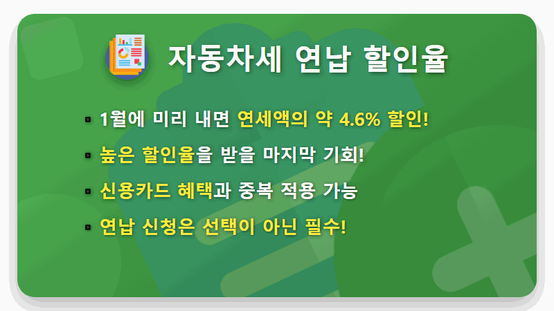 2026 자동차세 연납 할인, 삼성카드로 2배 꿀팁 챙기는 현실적인 방법 - 핵심 요약