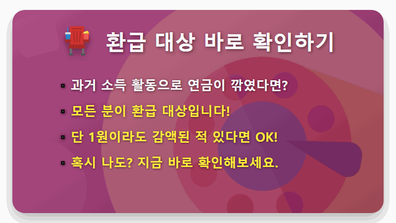 노령연금 감액 환급 현실적인 방법, 2026년부터 깎인 연금 100% 돌려받는 꿀팁! - 핵심 요약