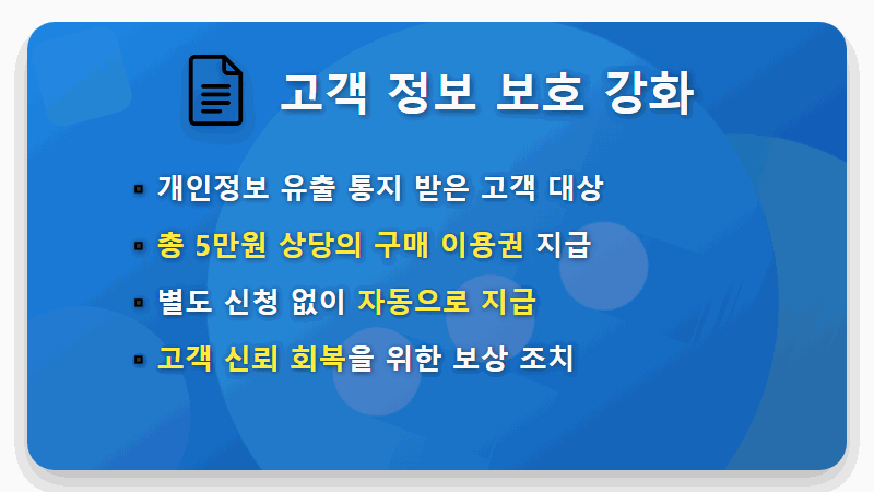 쿠팡 보상 쿠폰 5만원, 사용법 모르면 손해! 100% 활용 꿀팁 총정리 - 핵심 요약