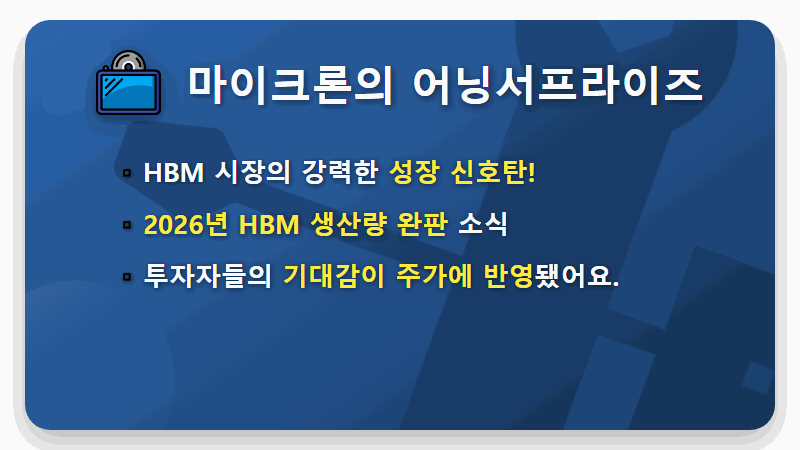 마이크론 HBM 쇼크! 삼성전자 주가, 현실적인 투자 전략 꿀팁 - 핵심 요약