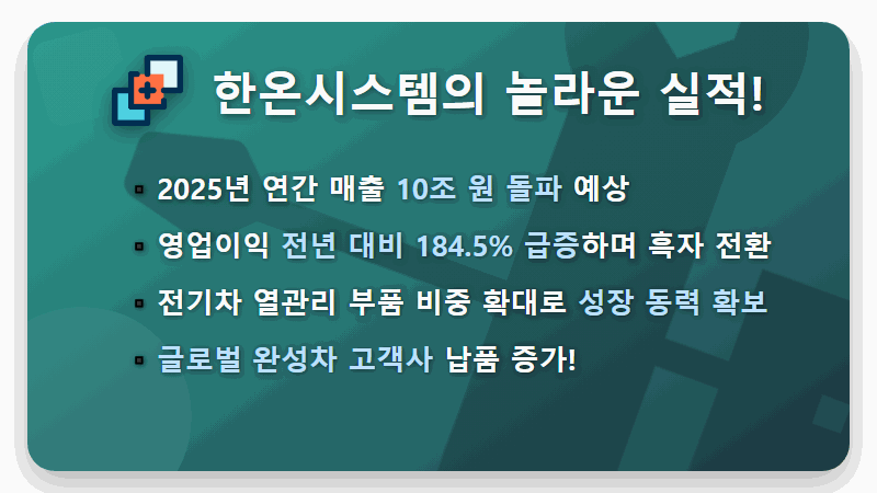 2026년 이후 한온시스템 주가 전망: 폭등 이유와 핵심 전략 - 핵심 요약