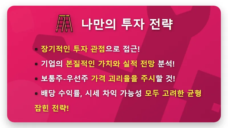삼성전자 보통주 vs 우선주: 왜 가격이 다른가요? 현명한 투자 전략! - 핵심 요약