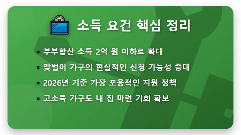 신생아 특례대출 조건 소득 2억 완화 요즘 부모들이 몰리는 이유 5가지 - 핵심 요약