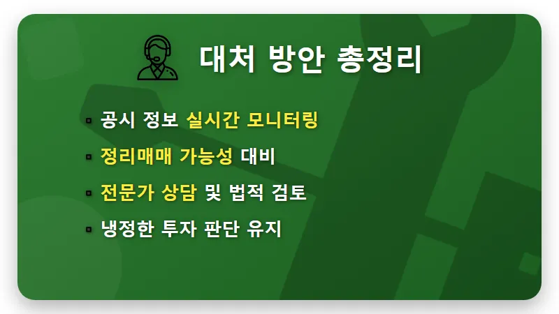 삼부토건 주가 상폐 위기 현실적인 대응 방법 3가지 (4월 14일 운명) - 핵심 요약