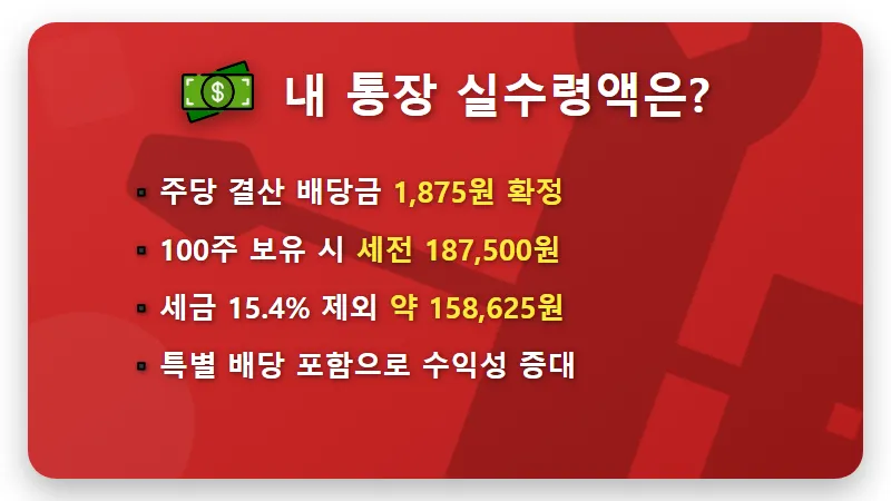 SK하이닉스 배당금 지급일 100주 보유자 4월 수령액 현실적인 꿀팁 - 핵심 요약