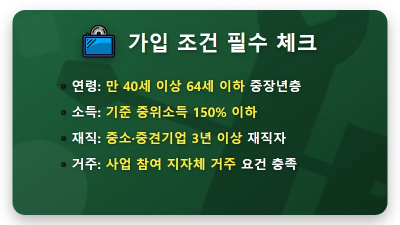 중장년 재형저축 3차 신청 꿀팁: 매달 10만원에 24만원 추가 받는 현실적인 방법 - 핵심 요약