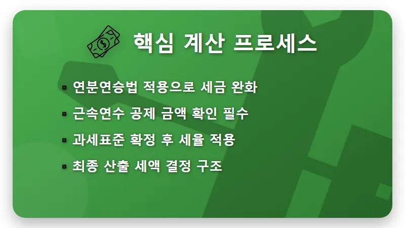 2026년 퇴직소득세 계산법 및 고용24 퇴직금 계산기 활용 절세 꿀팁 - 핵심 요약