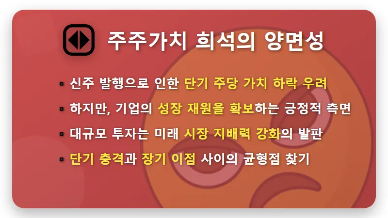 에코프로비엠 1.2조 유상증자, 주주가치 희석 우려? 현명한 투자 전략 3가지 꿀팁! - 핵심 요약