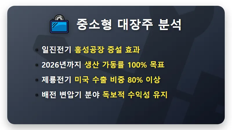 2026년 초고압 변압기 관련주 대장주 TOP 5 투자 꿀팁 - 핵심 요약