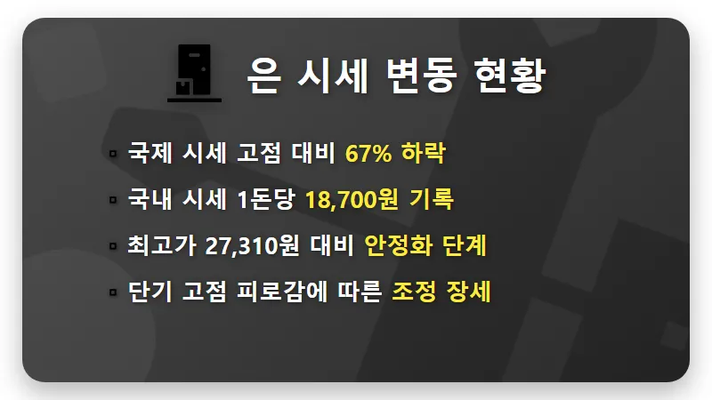 은 투자 전망 18,700원대 하락? 지금 사야 할 현실적인 이유와 주의사항 - 핵심 요약