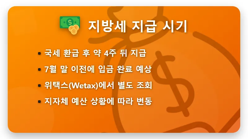 종합소득세 환급금 조회 2026년 일정, 개인 지방소득세 환급일 꿀팁 - 핵심 요약