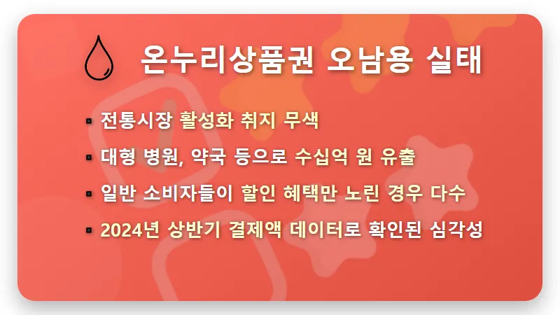 온누리상품권 병원 약국 사용 이제는 불가능! 2024년 변경된 가맹점 규제와 현명한 사용 꿀팁 - 핵심 요약