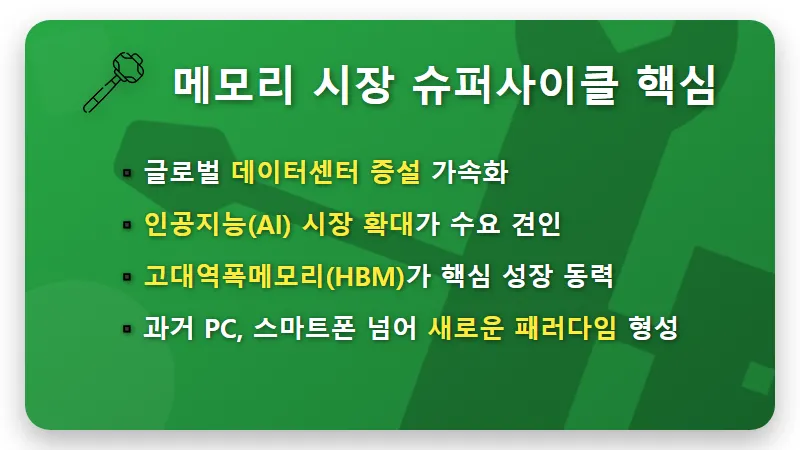 DRAM 대장주 빅3: 2024년 HBM 수요 폭발! 현실적인 메모리 반도체 투자 꿀팁 - 핵심 요약